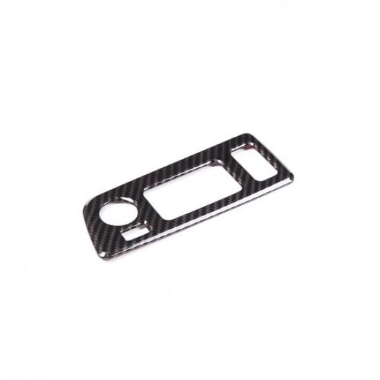 Carbon Fiber Style Headlight Switch Button Cover Trim For  Corvette C7 14-19