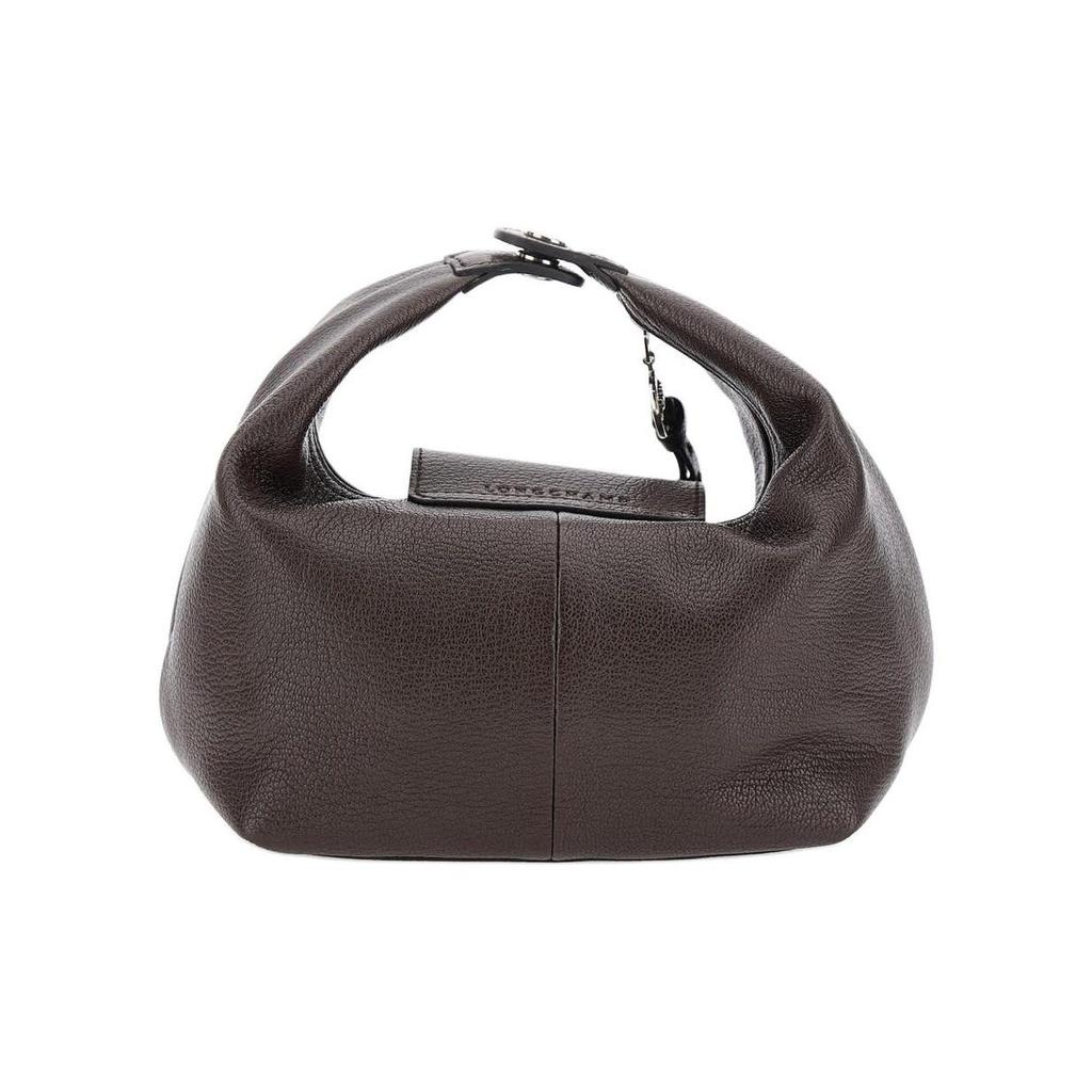 Longchamp Logo Goat Leather Tote Bag Small Women Tote Bags Brown 10291HIG002
