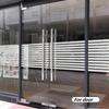 Горизонтальные полосатые наклейки на стекло офис ванная декоративная пленка статическая бесклеевая стеклянная декоративная оконная пленка
