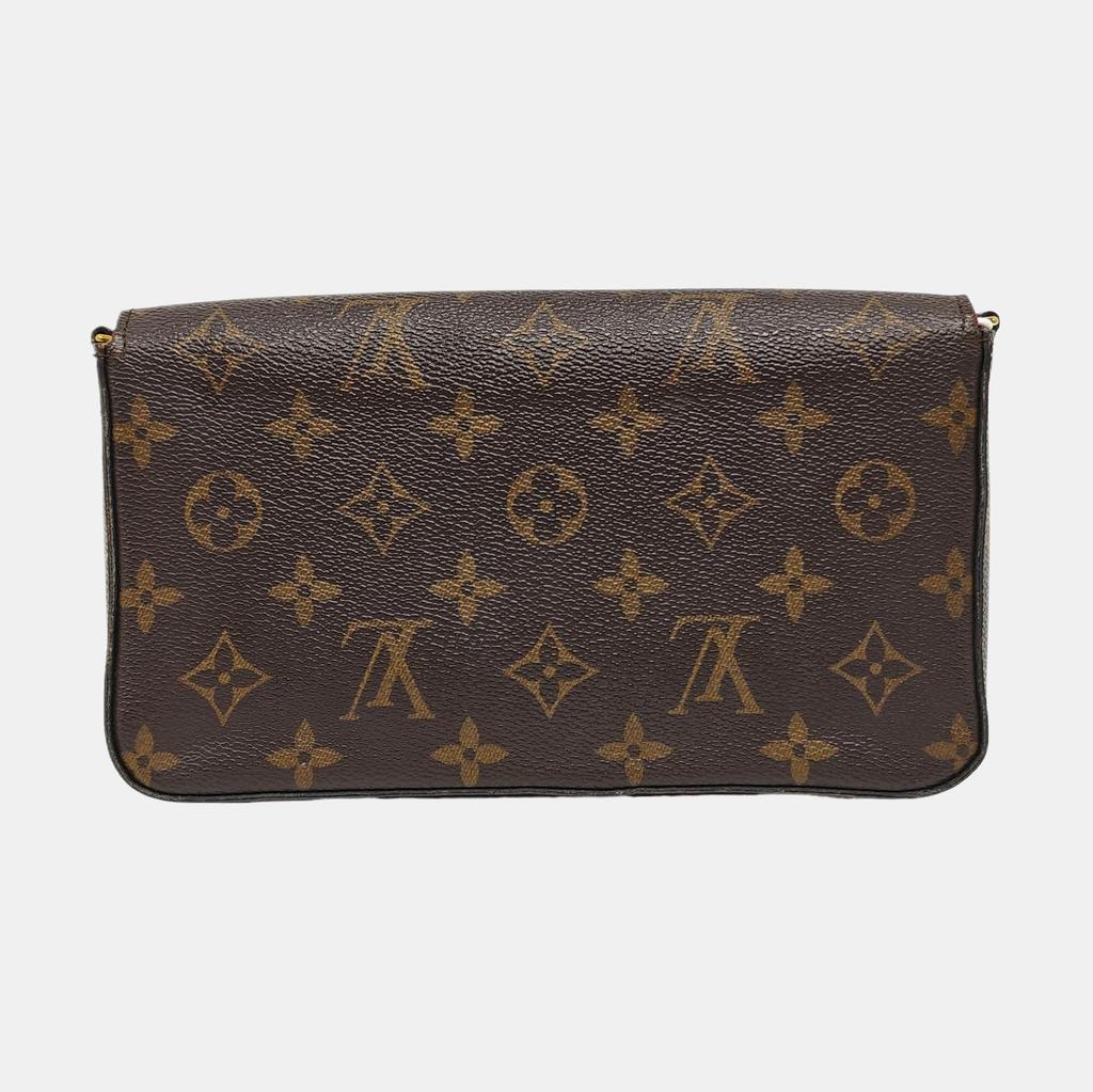 [Pre-Owned] Felicie Pochette Classic Monogram Coated Canvas And Leather Three-In-One Chain Bag - Fair #KPVXBB