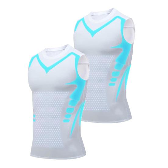 2/3 шт. Мужской спортивный жилет, облегающий, высокоэластичный, с круглым вырезом, быстросохнущий, без рукавов, компрессионный, для коррекции фигуры, для бега, баскетбола, спортзала, майка