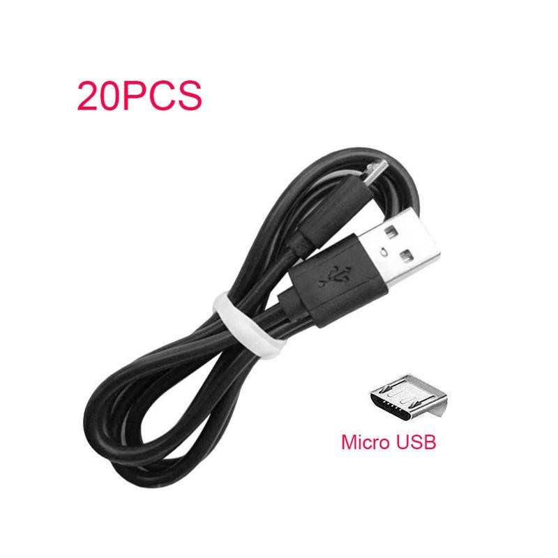 20-100 шт. короткий 25 см/50 см 2A Micro USB кабель для быстрой зарядки данных мобильный телефон шнур для зарядки Samsung Android быстрый шнур