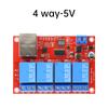 Сетевой Ethernet-релейный модуль DC 5V/12V/24V 4/8 каналов TCPIP, переключатель, управление по LAN, умное устройство, дистанционное управление