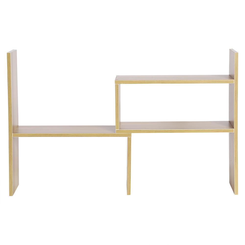   Table Desktop Storage Rack Display Shelf   Counter Top Bookcase White