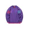 Li Ning Text Logo Casual Sports Pullover Sweatshirt Men Sweatshirt Dragon-Purple AWDQ631-4