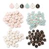 Letter Charms: 104 Pcs Alphabet Pendants in 4 Colors with Jump Rings - Initial Metal Beads for Personalized Jewelry Making - DIY Bracelet Necklace
