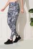 Body Smith Printed Abstract Grey High Talya Workout Gym Tights