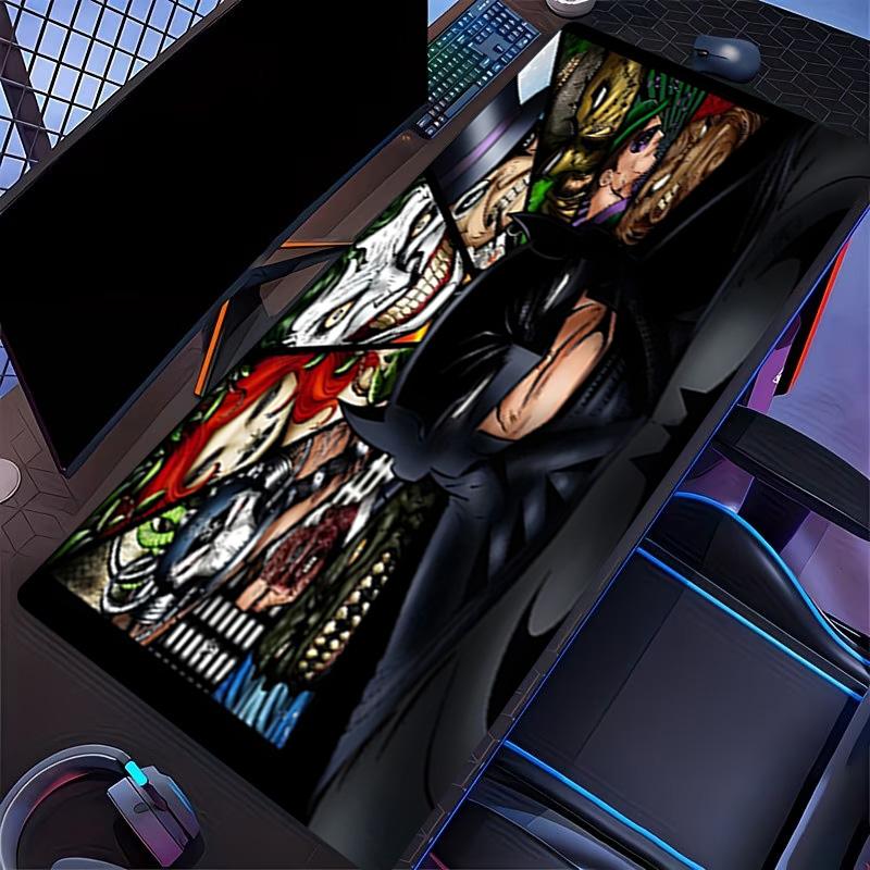 Superheroes Print Mouse Pad, for Keyboard Pad Laptop PC Mat for Office Home Use, Desk Decor, Perfect Birthday Gift for Gamers
