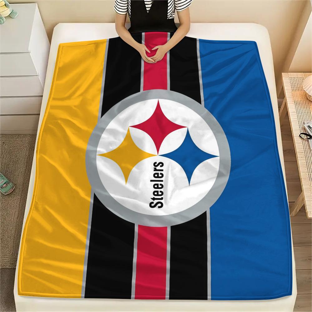 Pittsburgh Steelers2 Flannel Blanket, High quality Comfortable for All Seasons, Home Decor, Warmth and Comfort