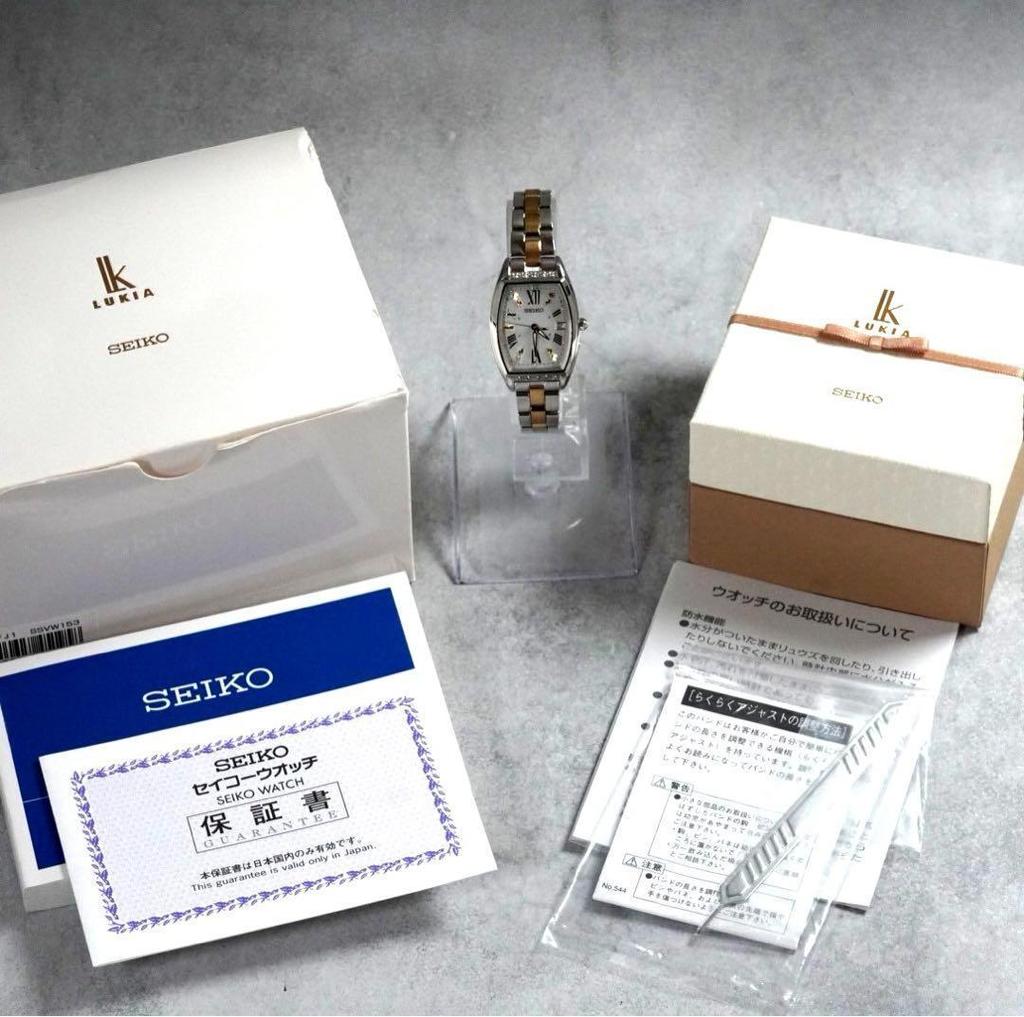 [USED] Ginza Model SEIKO Rukia Date Ladies' Watch Tonneau Limited Edition