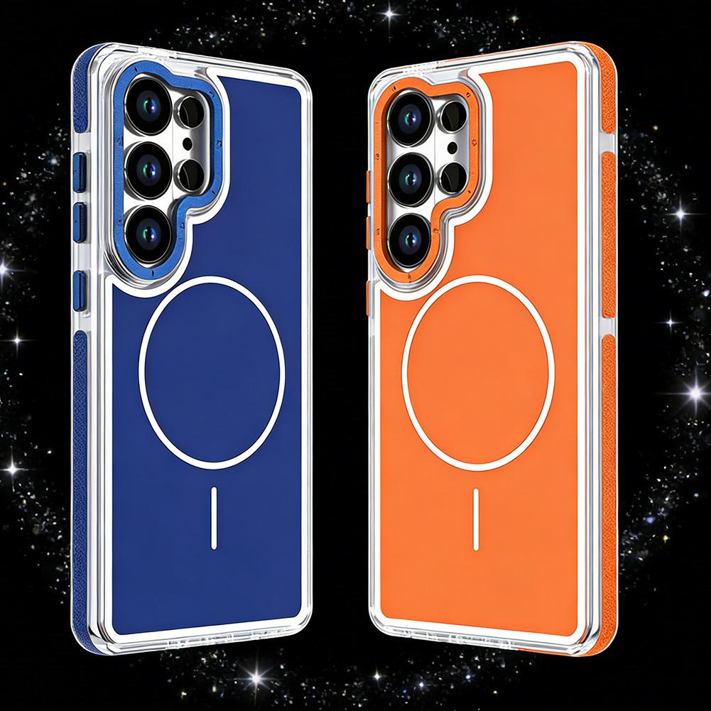 Anti-Yellowing 5X Drop Protection Magnetic Case for Samsung S26 Ultra S26 Edge s26 + Galaxy S25 FE S24 Ultra A17 A16 Slim Cover