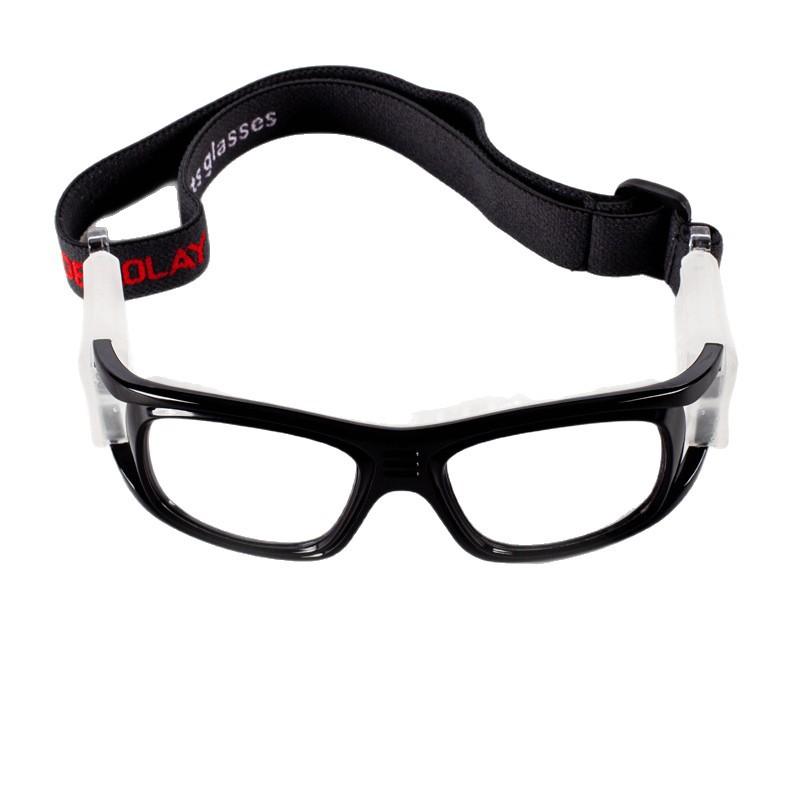 Double anti-slip and impact-resistant basketball glasses with adjustable lenses Sports glasses: sweat-resistant and easy to clean