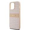 Dkny Dkhcp14Lprthslp Iphone 14 Pro6.1 Różowy/Pink Hardcase Leather Mono Stripe & Metal Logo