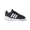 Adidas Swift Run 22 I Черно-белые детские кроссовки Core-Black Cloud-White Grey-Five GW8184