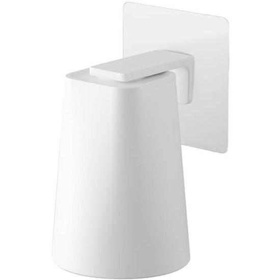 Yamazaki Film Hook Magnet Tumbler White Tower 5487 Approximately W7D7.5H12.5cm (overall when stored) Washbasin Cup Hygienic Floating Storage Easy