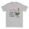 Moana Hei Hei My Spirit Animal Men T Shirt Funny Chicken Tee Short Sleeve Round Collar T-Shirts 100% Cotton Printed merchandise