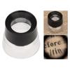 10X Jewelers Loupe Magnifier Jewelry Eye Loop Monocle- Pocket Magnifying Glass for Watch Repair Coins Gems Stamps