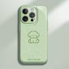 Зеленый Итог Собака для Apple 16 Promax Мультяшная Женская Модель для Чехла для Мобильного Телефона IPhone 15 Новая Модель 14 Гидрогелевый Чехол