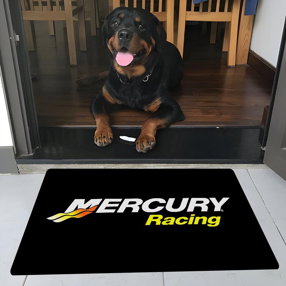 Mercury Racing Door Mat Washable Non-Slip Living Room Sofa Chairs Area Mat Kitchen Welcome Doormat