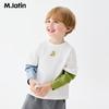 M.Latin Kids' Autumn Cartoon Print Long Sleeve T-Shirt