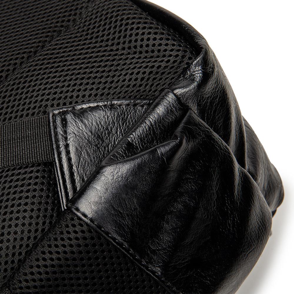 Рюкзак из искусственной кожи, корейская версия, мужской рюкзак, дорожная сумка, студенческий рюкзак, компьютерная мужская сумка, роскошный дизайн