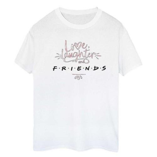 Friends Womens/Ladies Love Laughter Cotton Boyfriend T-Shirt