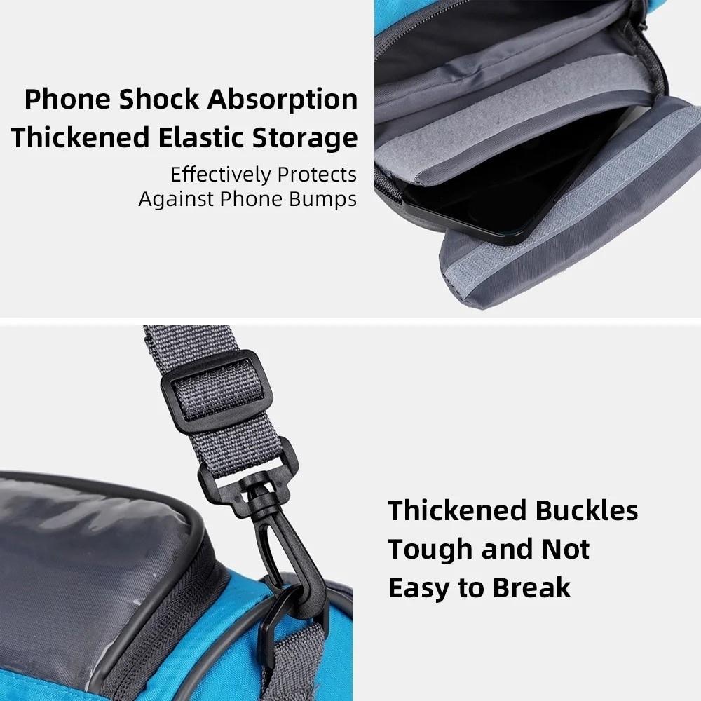 Front Mount Bicycle Phone Bag Sensitive Touch Screen Cycling Storage Bag Cycling Accessories