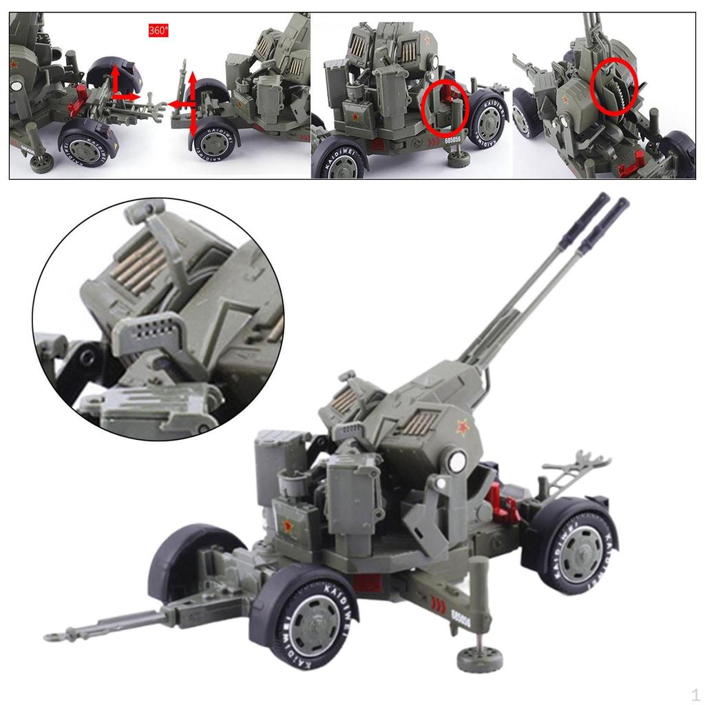 1/35 Модель танка из сплава, имитация литого кузова автомобиля, коллекция моделей, двойной ствол