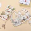 Cotton Baby Feeding Bib Waterproof Saliva Towels Durable Eating Protector  for Girls Boys