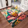 Colorful Anime Girl in Room suitable as a non-slip mat for the living room or bedroom sofa