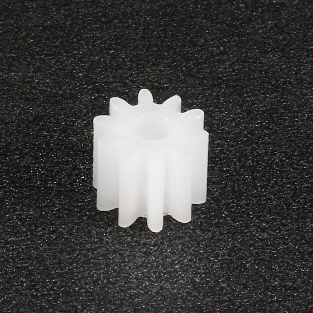 50Pcs 10 Teeth Plastic Worm Gears Model 102A Motor Transmission Useful Motor Parts  RC Car Robot