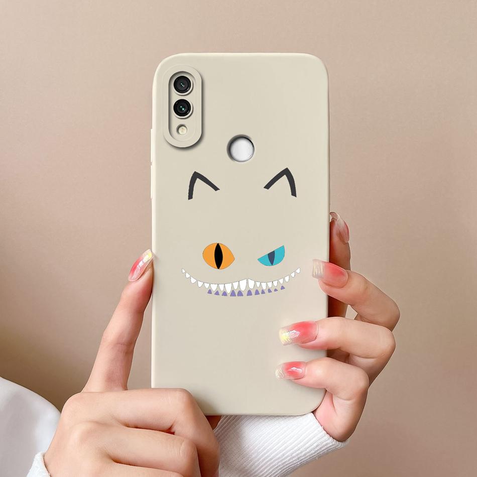 For Redmi Note 7 Pro 7S Case Butterfly Soft Liquid Silicone Camera Protection Back Cover For Xiaomi Redmi Note 7 S 7Pro Funda