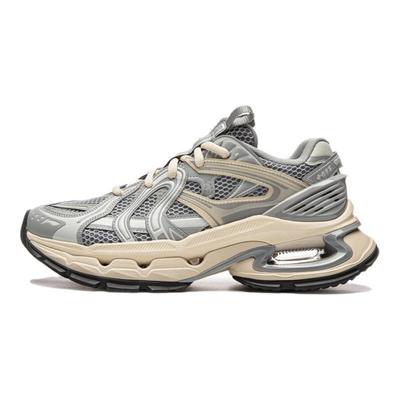 Li Ning Yijun Модные Спортивные Повседневные Универсальные Низкие Папины Кроссовки Мужские кроссовки Ультра-Серый AZGW277-1