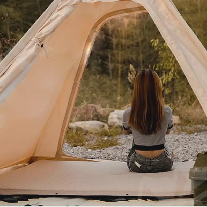 Самонадувающийся коврик для сна на открытом воздухе - надувной матрас для кемпинга и автоматический надувной коврик для палатки