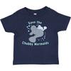 Inktastic Save The Chubby Mermaids With Cute Manatees Baby kids boys T-Shirt Animals Mommy