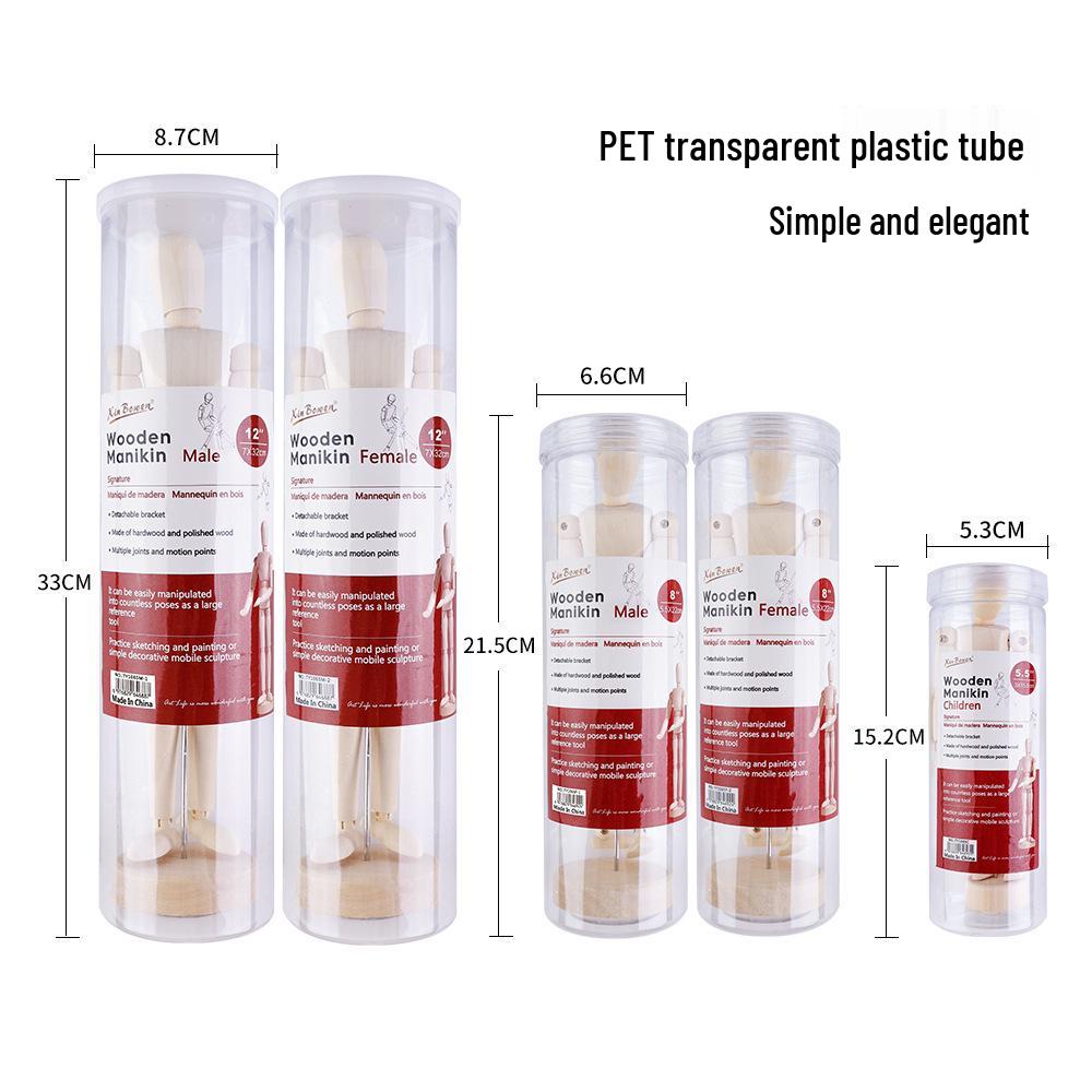 Подвижные деревянные куклы для рисования и живописи - Мужские и женские модели