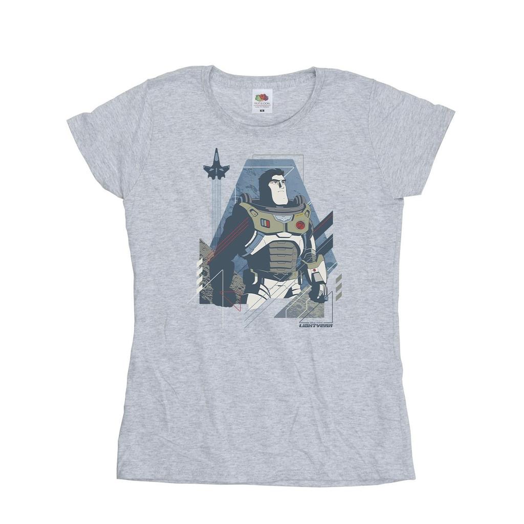 Disney Womens/Ladies Lightyear Look To The Stars Cotton T-Shirt
