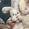 Cute Rabbit Doll Good Night Rabbit Sleeping Puppy Doll Carrot Apron Rabbit Doll Cotton Doll Gift