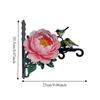 Iron Art Wall Mounted Hanger Colorful Bird Cage Rack Multi-functional Plant Hanging Bracket  Indoor