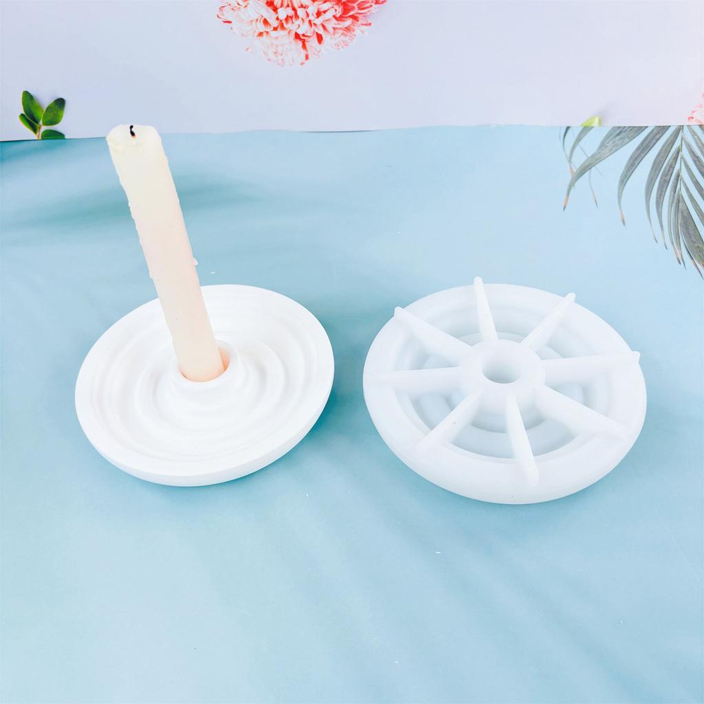 Круглая форма для свечей, несколько реплик, красивые круглые подсвечники, гипсовая форма для крафта для энтузиастов Y-проекта