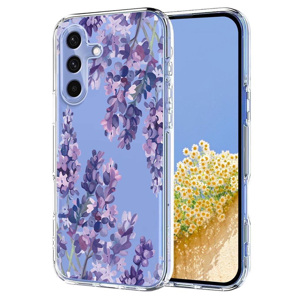 For Samsung Galaxy S25 FE Case Butterfly Floral Pattern Printing TPU Phone Back Cover