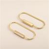 Brass Screw Lock Camping Survival Carabiner Key Ring Accessories