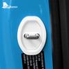 2PCS Door Lock Buckle For Ford Mustang S650 GT 2024 2025 LHD RHD Car Door Damping Cushion Silicone Protect Shock Absorbing Pad