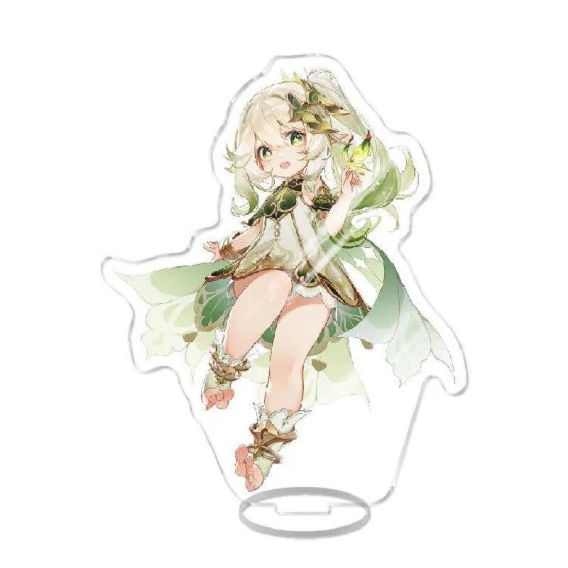 Аниме Genshin Impact фигурки NAHIDA травяной бог Насита прозрачный акриловый бренд GENSHIN вокруг новой живописи подарки