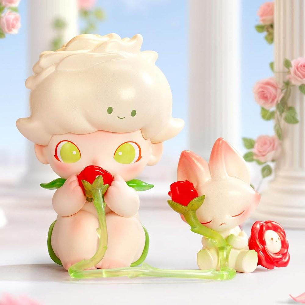 POP MART DIMOO Фигурка «Шепот розы» Игрушка Пластиковая модель в наборе Подарок Поддержка Активности Официальный продукт
