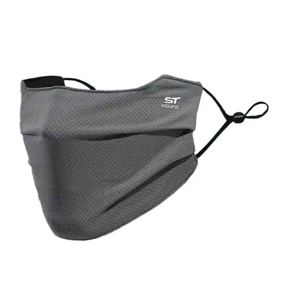 Face Mask Windproof Face Cover Balaclava Thermal Face Mask Breathable Reusable Sun Face Mask Ice Silk Shopping Sun Face Mask