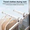 1/2 шт. Выдвижная сушилка для одежды, прочная, несущая, простая установка, складная выдвижная вешалка