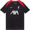 SS24 Dri-FIT Liverpool Football Club Logo Вышитый цветной блок Удобная трикотажная спортивная майка с коротким рукавом Мужская майка Черный FN9838-013
