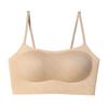 Traceless lift invisible liquid foundation underwear women's sling vest thin shoulder strap comfortable and breathable non-running cup integrated bra