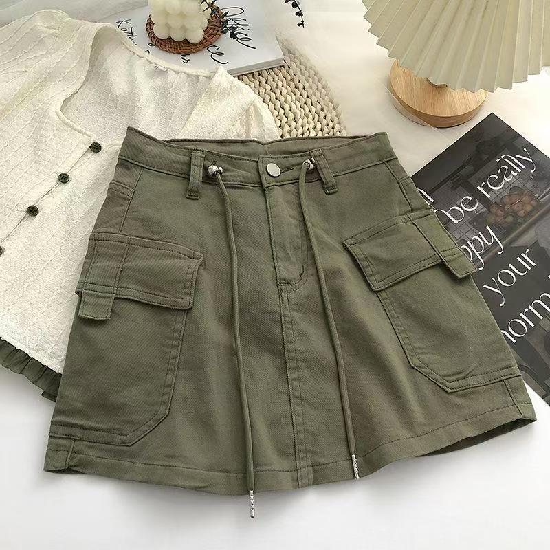 Denim Skirt For Women Summer High Waist Slim Fit Short Skirt Fashionable Casual Wear